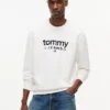 Hanorac din piele de căprioară cu logo Tommy Jeans Hanorac din piele de căprioară cu logo Tommy Jeans