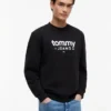 Hanorac din piele de căprioară cu logo Tommy Jeans Hanorac din piele de căprioară cu logo Tommy Jeans