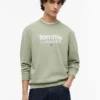 Hanorac din piele de căprioară cu logo Tommy Jeans Hanorac din piele de căprioară cu logo Tommy Jeans