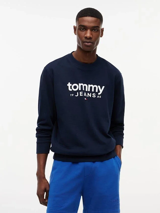 Hanorac din piele de căprioară cu logo Tommy Jeans Hanorac din piele de căprioară cu logo Tommy Jeans