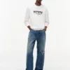 Hanorac din piele de căprioară cu logo Tommy Jeans Hanorac din piele de căprioară cu logo Tommy Jeans