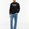 Hanorac din piele de căprioară cu logo Tommy Jeans Hanorac din piele de căprioară cu logo Tommy Jeans