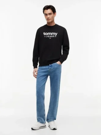 Hanorac din piele de căprioară cu logo Tommy Jeans