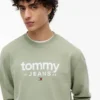 Hanorac din piele de căprioară cu logo Tommy Jeans Hanorac din piele de căprioară cu logo Tommy Jeans