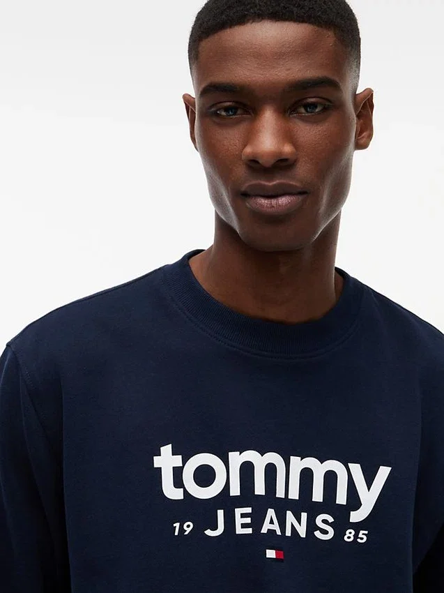 Hanorac din piele de căprioară cu logo Tommy Jeans Hanorac din piele de căprioară cu logo Tommy Jeans