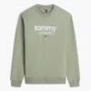 Hanorac din piele de căprioară cu logo Tommy Jeans Hanorac din piele de căprioară cu logo Tommy Jeans