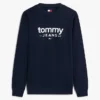Hanorac din piele de căprioară cu logo Tommy Jeans Hanorac din piele de căprioară cu logo Tommy Jeans