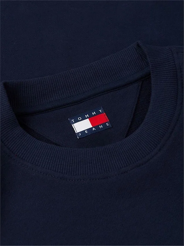 Hanorac din piele de căprioară cu logo Tommy Jeans Hanorac din piele de căprioară cu logo Tommy Jeans