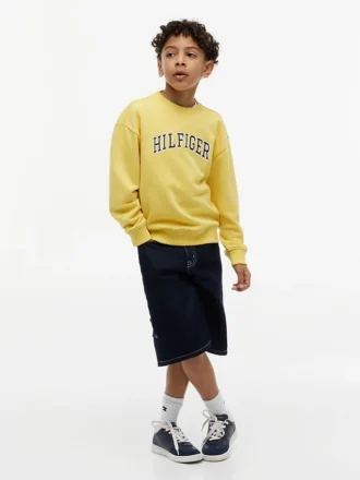 Hanorac pentru copii cu logo Varsity
