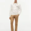 Hanorac polo cu logo floral și fermoar pe un sfert Hanorac polo cu logo floral și fermoar pe un sfert