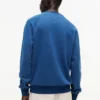 Hanorac Raglan cu logo steag, vopsit în indigo Hanorac Raglan cu logo steag, vopsit în indigo