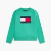 Hanorac raglan pentru copii cu logo Tommy Flag Hanorac raglan pentru copii cu logo Tommy Flag