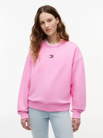 Hanorac Tommy Jeans cu croială dreaptă