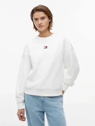 Hanorac Tommy Jeans cu croială dreptă