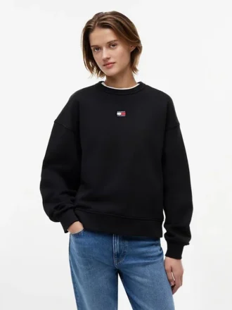 Hanorac Tommy Jeans cu croială dreptă