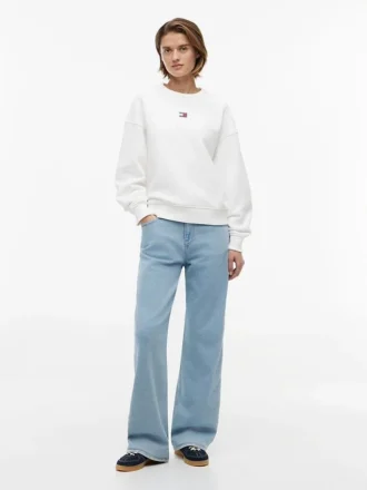 Hanorac Tommy Jeans cu croială dreptă