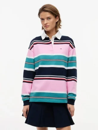 Hanorac Tommy Jeans cu croială lejeră