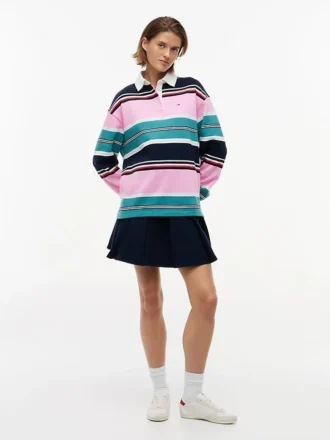 Hanorac Tommy Jeans cu croială lejeră