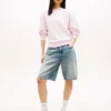Hanorac Tommy Jeans cu imprimeu puff Hanorac Tommy Jeans cu imprimeu puff