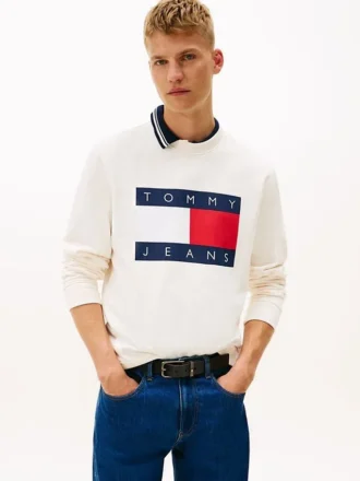 Hanorac Tommy Jeans cu logo mare