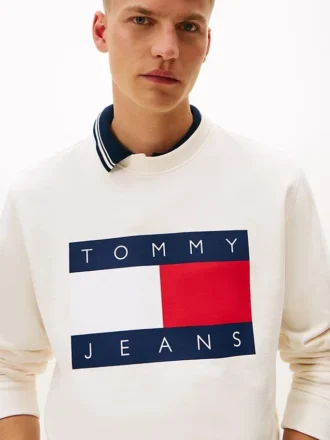 Hanorac Tommy Jeans cu logo mare