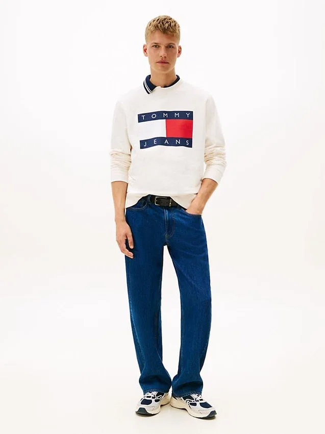 Hanorac Tommy Jeans cu logo mare Hanorac Tommy Jeans cu logo mare