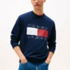 Hanorac Tommy Jeans cu logo mare în formă de steag Hanorac Tommy Jeans cu logo mare în formă de steag