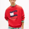 Hanorac Tommy Jeans cu logo steag ondulat Hanorac Tommy Jeans cu logo steag ondulat