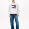 Hanorac Tommy Jeans cu logo steag ondulat Hanorac Tommy Jeans cu logo steag ondulat