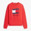 Hanorac Tommy Jeans cu logo steag ondulat Hanorac Tommy Jeans cu logo steag ondulat