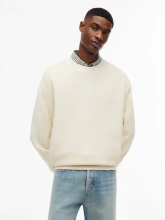 Hanorac Tommy Jeans cu textură tip waffle