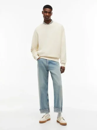 Hanorac Tommy Jeans cu textură tip waffle