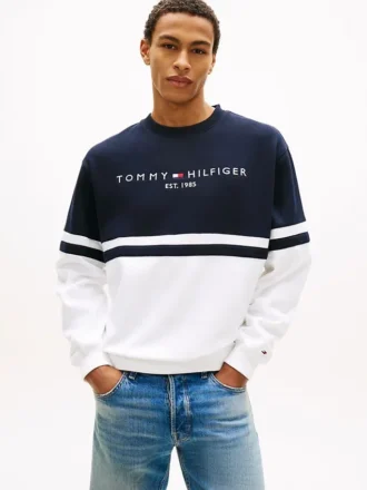 Hanorac Tommy Logo Colorblock