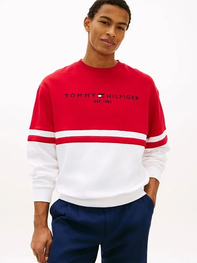 Hanorac Tommy Logo Colorblock Hanorac Tommy Logo Colorblock