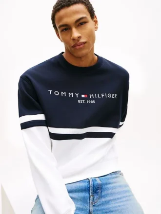 Hanorac Tommy Logo Colorblock