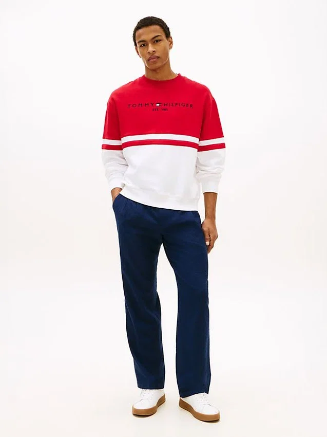 Hanorac Tommy Logo Colorblock Hanorac Tommy Logo Colorblock