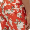 Imprimeu floral Șort de baie de 7″ Imprimeu floral Șort de baie de 7″