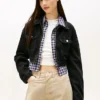 Jachetă cropped din blugi cu fermoar Tommy Jeans Jachetă cropped din blugi cu fermoar Tommy Jeans