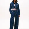 Jachetă cropped din blugi cu fermoar Tommy Jeans Jachetă cropped din blugi cu fermoar Tommy Jeans