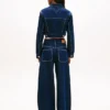 Jachetă cropped din blugi cu fermoar Tommy Jeans Jachetă cropped din blugi cu fermoar Tommy Jeans