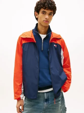 Jachetă cu glugă Tommy Jeans Ripstop