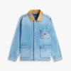 Jachetă de lucru din denim lejeră Jachetă de lucru din denim lejeră