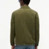 Jachetă de lucru din denim vopsită în bucată Jachetă de lucru din denim vopsită în bucată