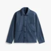 Jachetă de lucru din denim vopsită în bucată Jachetă de lucru din denim vopsită în bucată