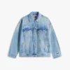 Jachetă din blugi cu aspect uzat Tommy Jeans Jachetă din blugi cu aspect uzat Tommy Jeans