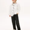 Jachetă din denim cu logo steag pentru copii Jachetă din denim cu logo steag pentru copii