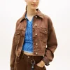 Jachetă din pânză vopsită în întregime Tommy Jeans