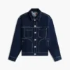 Jachetă Tommy Jeans din denim cu spălare închisă Jachetă Tommy Jeans din denim cu spălare închisă