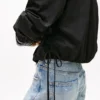 Jachetă Tommy Jeans impermeabilă cu fermoar Jachetă Tommy Jeans impermeabilă cu fermoar