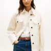 Jachetă utilitară oversized din twill Jachetă utilitară oversized din twill